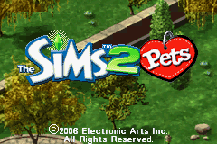 The Sims 2 - Pets Title Screen